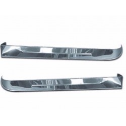 Calha Chuva Porta Fusca Inox Logotipo VW Calha Chuva Porta Fusca Inox Logotipo VW